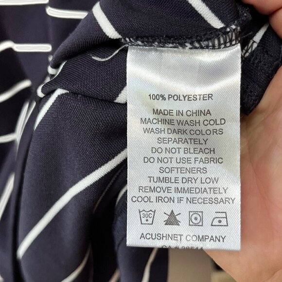 FootJoy Long‎ Sleeve Striped 1/4 zip Shirt- Size 2XL - Picture 3 of 5